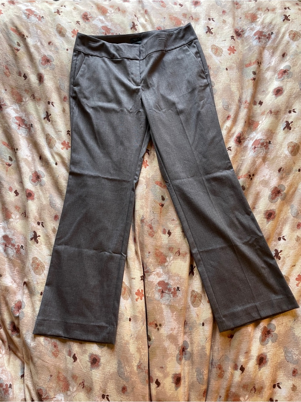 Ann Taylor Women’s Gray Dress Pants - Wide-Leg Trousers